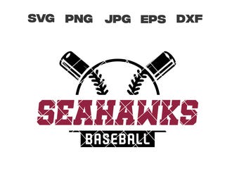 Seahawks SVG, Seahawks Baseball SVG, Baseball Team, svg, png, jpg, dxf, eps, Cricut Files, Digital Download, Silhouette, Instant Download