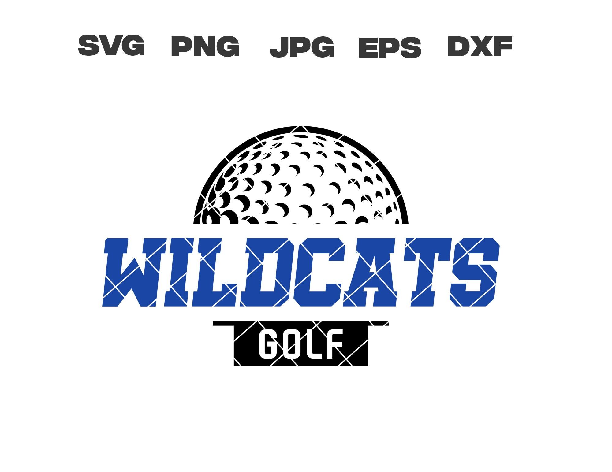 Wildcats SVG, Wildcats Golf SVG, Golf Svg, Png, Jpg, Dxf, Eps, Cricut ...