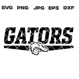 Gators svg, Gators, School Mascot Clipart, svg, dxf, eps, png, jpg, sublimation, cut files for cricut, silhouette, vector, digital