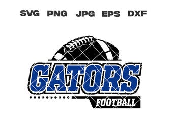 Gators SVG, Gators football SVG, équipe de football, svg, png, jpg, dxf, eps, fichiers Cricut, téléchargement numérique, Silhouette, téléchargement immédiat