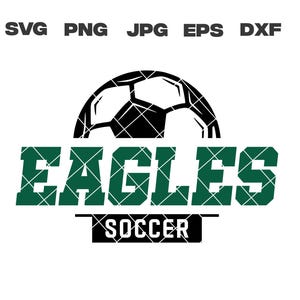 Águilas SVG, Águilas Fútbol SVG, Fútbol svg, png, jpg, dxf, eps, Archivos Cricut, Descarga digital, Clip Art, Descarga instantánea