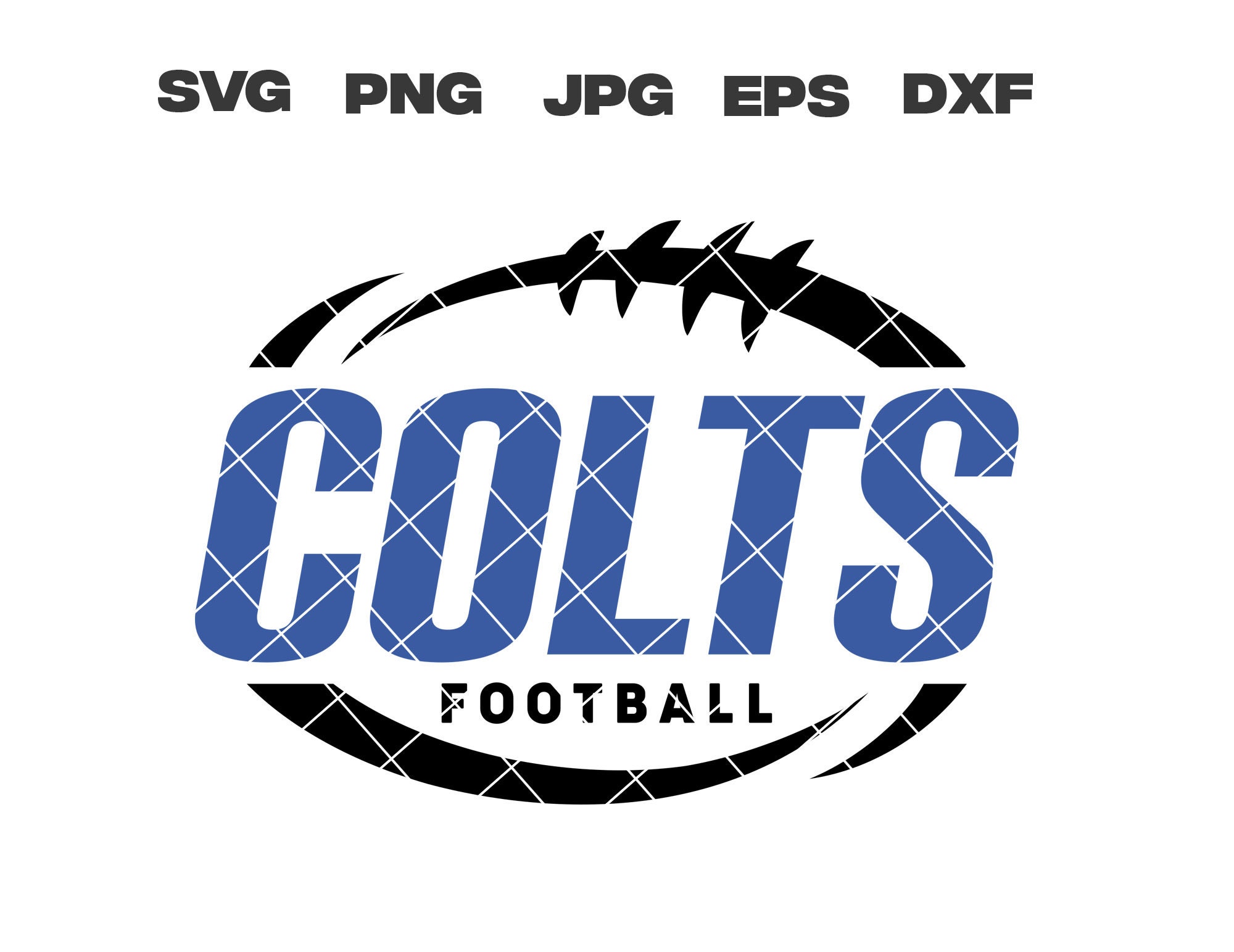 Colt Logo Vector File Colts SVG, Colts Football SVG, Football Team, Svg, Png, Jpg, Dxf, Eps ...