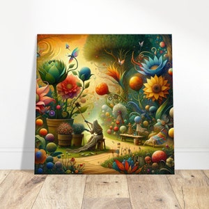 Enchanted Gardens - Seasonal Fantasies Canvas