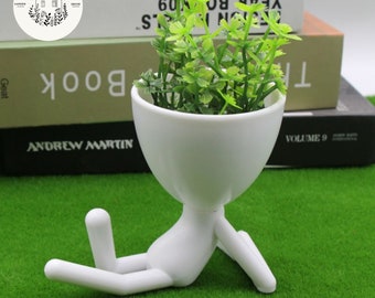 Plant Container Decoration | Garden Pot Ornaments | Home Figurines Accessories