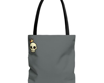 King skull tote bag