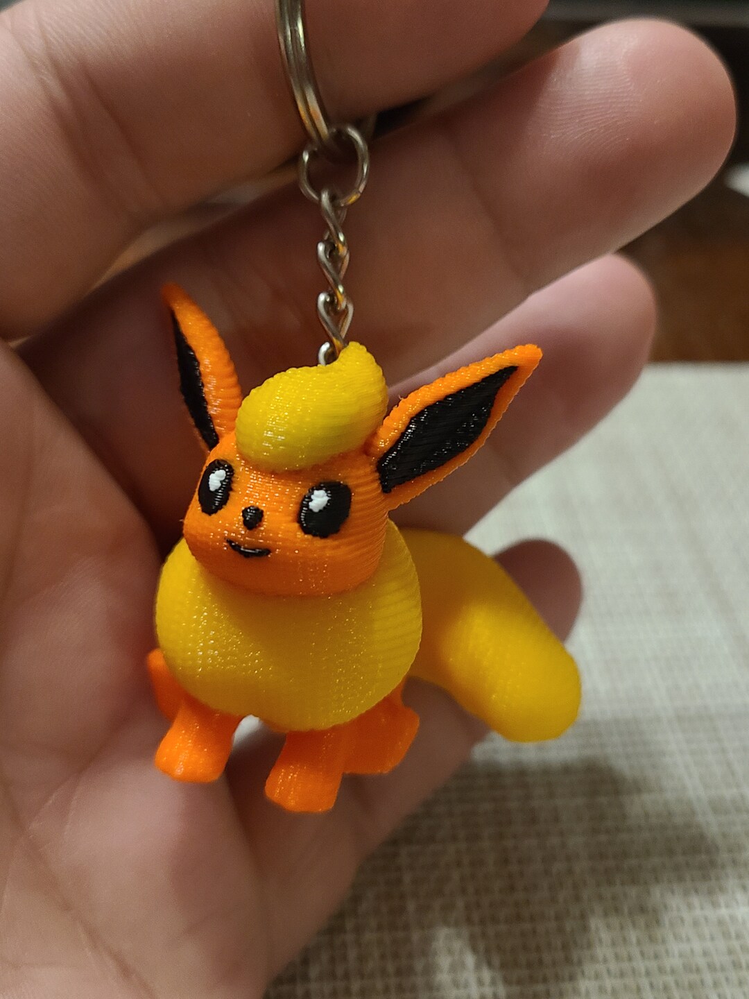 thumbnail image 2 of 3D Printed Pokemon Keychain – Choose Pikachu, Squirtle, Charmander, Bulbasaur, Gengar 2 of 6