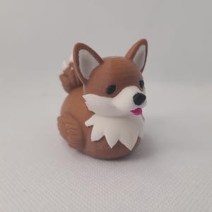 Corgi Duck 3D Printed Fanart Mini Size Wiener Dog Cute Caine Gift Pet Animal