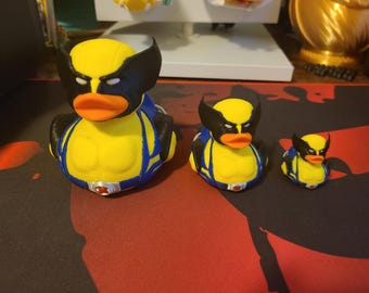 3Dプリントされたウルヴァリンダック、X-MENファンアート