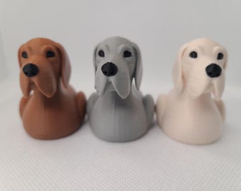 3D Printed Great Dane Duck Figurine, Fan Art Gift