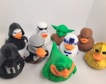 Star Wars Duck Set, Mini PLA Filament Figures (Lot of 9)