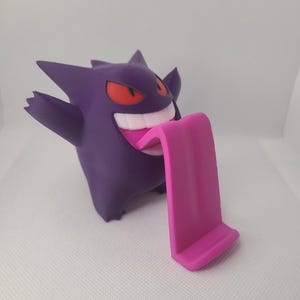 Gengar Pokémon Stand – Display For PSA Slabs, Top Loaders, Cards, Cell Phone, Tablet – Made In USA