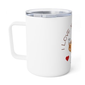 I LOVE YOU A LATTE Insulated Coffee Mug zdjęcie 3