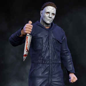 Michael Myers Hand-Painted Figurine - Halloween Horror Film Statue