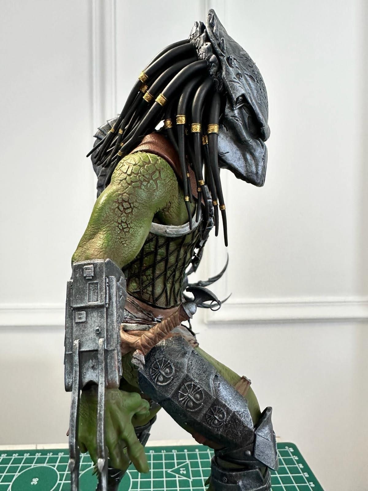 Handmade Painted Predator Wolf Collectible Figurine - Etsy