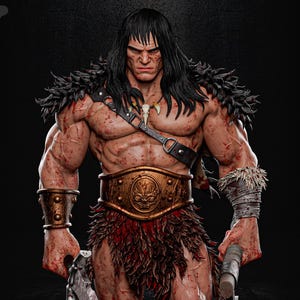 Conan the Barbarian Sculpture – Home Decor & Collector&#39;s Piece
