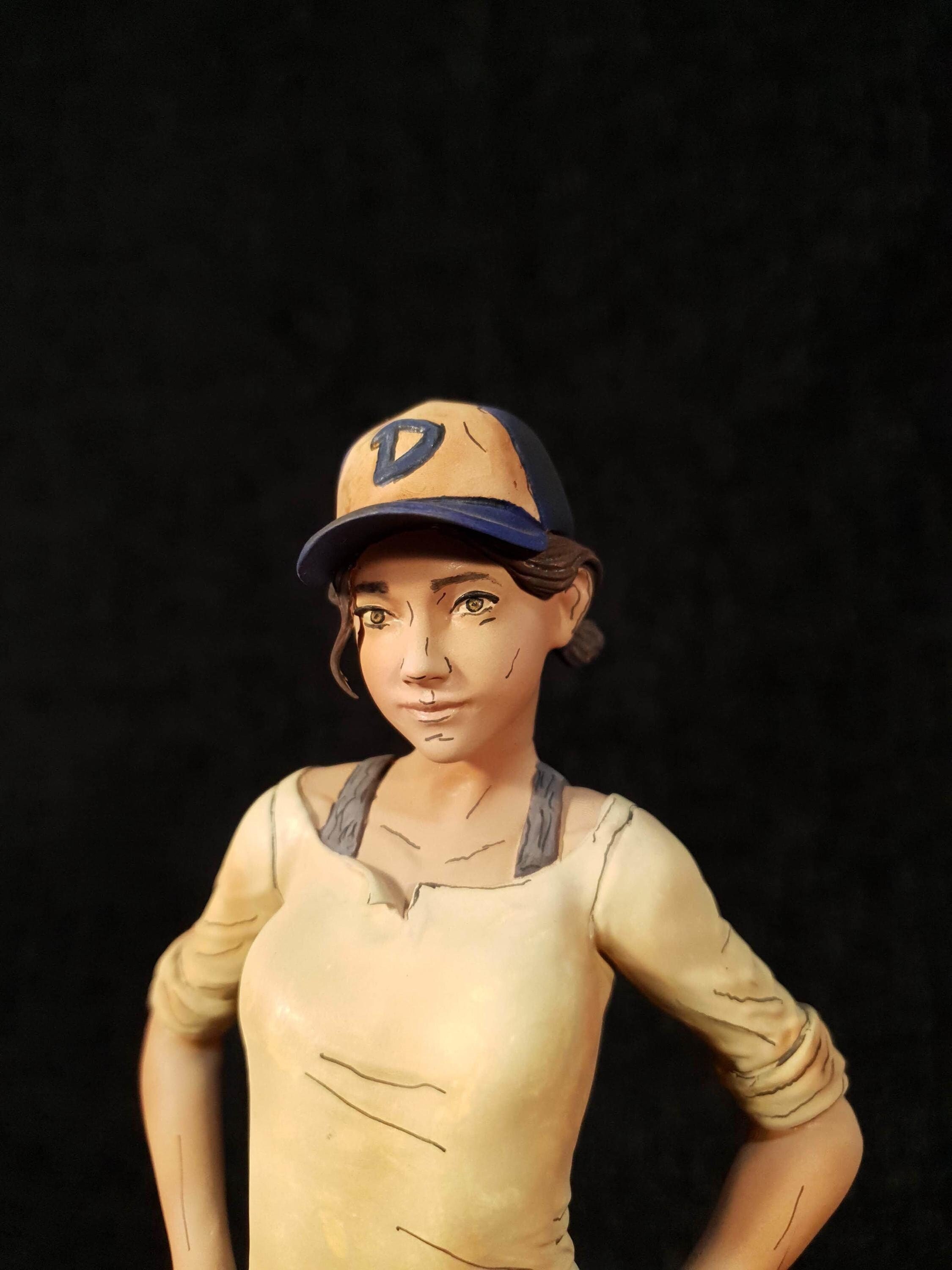 Clementine Hand-painted Figurine - Walking Dead Collectible