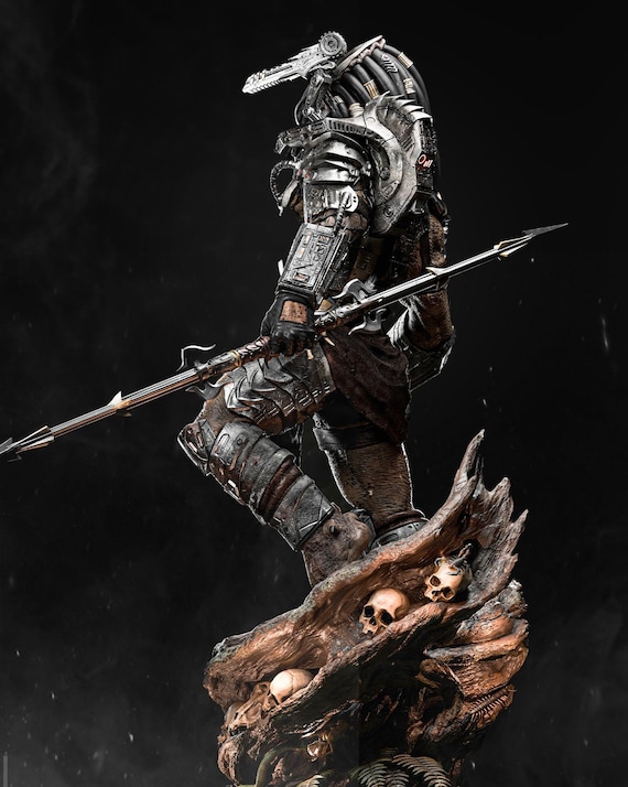 Vicious Predator Figure - Hand Painted Sculpture. Perfect