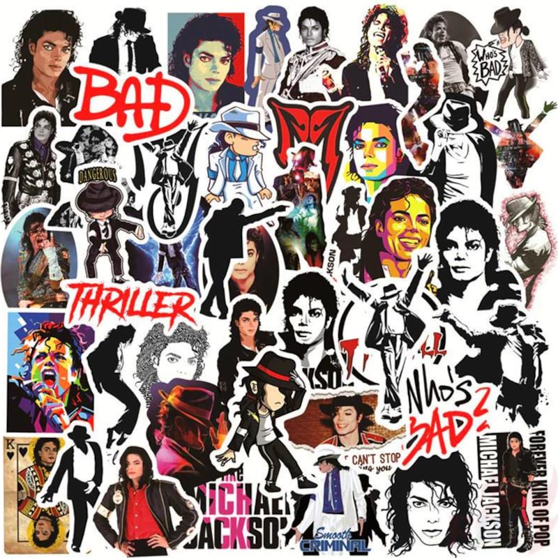 Michael Jackson Stickers Etsy michael-jackson-stickers-etsy