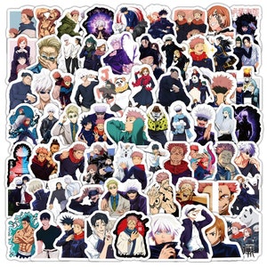 100 Jujutsu Kaisen Stickers Pack For Laptop/Water Bottle/Skate Board/Luggage/Note Book/Kindle Water Proof Vinyl Sticker