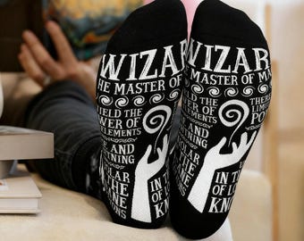 DND Class Socks, A Pair of Mid-Calf Socks, Unisex Casual Crew Socks, Critical Role Socks, DND Gifts for DM