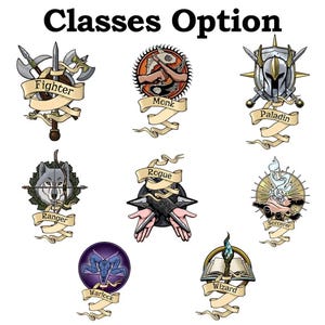 Personalized DND Classes Badge Reel, Custom Name DND Badge Reel ...