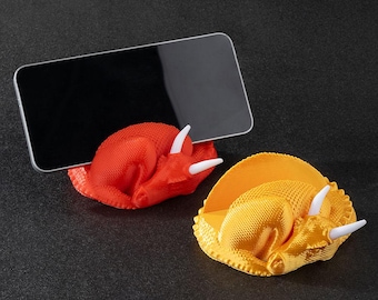 3D Printed Dragon Phone Stand & Card Holder, Fantasy Desk Organizer for TTRPG, DND Phone Holder, Office Decor, Table Decor, Dragon Gifts