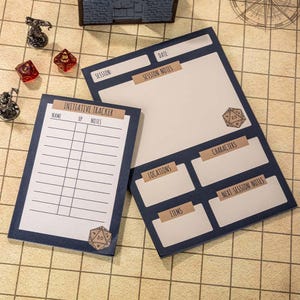 DND Notizblöcke Set, Drachen Meister Session Notizen für Dragon Master Spieler, Fantasy TTRPG Briefpapier Geschenke