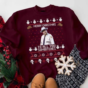burt reynolds ugly christmas sweater