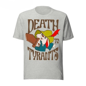 Skippy Rabbit Green Hat Death To Tyrants Shirt, Robin Hood T-shirt, WDW Matching Family Sweatshirt, Vacation Trip Hoodie