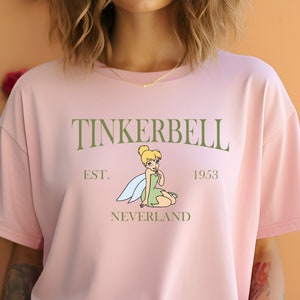 Tinkerbell 1953 Neverland Shirt, Vintage Disney Tinkerbell Shirt, Disney Vacation Tee, Disney Princess, Disneyworld Shirts, Vintage Shirt