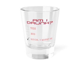 Custom Shot Glass: Personalized 1.5oz Restaurant-Grade Barware