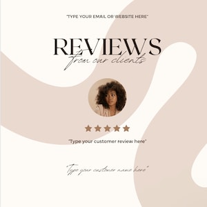 Kunden-Feedback-Flyer, bearbeitbarer Testimonials-Flyer, Produktbewertung DIY-Canva-Vorlage, DIY-Kundenbewertungsvorlage, Bewertungs-Flyer