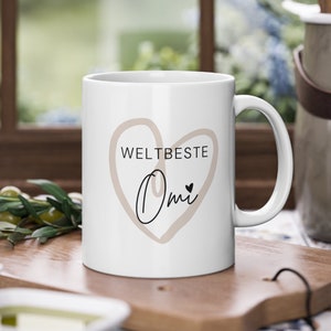 Weltbeste Omi Tasse Geschenk für Oma Oma Geburtstagsgeschenk Omi Kaffeetasse Oma Geschenkidee Beste Oma der Welt Tasse Geschenk Bild 1