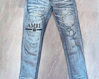 Hip Hop Rock Jeans - Ripped Jeans - Youth Street Jeans - Rock Gifts