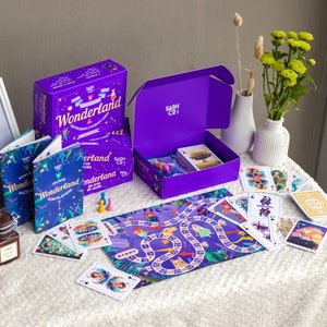 Kinderbordspel met kaarten en speelveld "Wonderland"