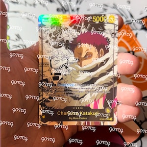 Kata Custom Leader Manga - Jaune OP03 - Holographique fait main - Proxy personnalisé OPTCG