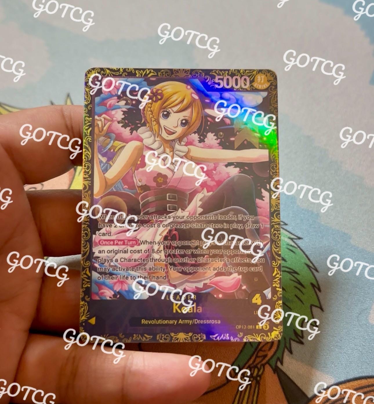 Koala Custom Leader Purple Championship - Yellow Black OP12