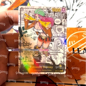 Bonney Custom Leiter - Grün OP07 - Holographisch Handgemacht - Custom Proxy OPTCG