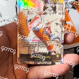 Luffy Custom Leader Manga - Violet OP05 - Holographique fait main - Proxy personnalisé OPTCG