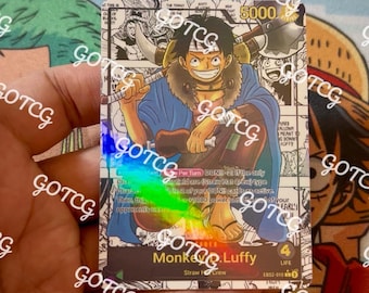 Custom Monkey D. Luffy OP16-022 Leader AA Fan Art Cards – One