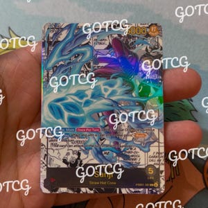 Sanji Custom Leiter Manga - Rot PRB01 - Holographisch Handgemacht - Custom Proxy OPTCG