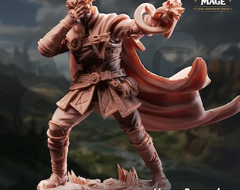 Varys Farseeker Inquisitor Miniature | 16K Resin D&D Pathfinder RPG
