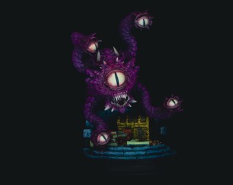 PEINTURE PRO The Observer - Miniature en résine 16 carats - DM Stash Beholder Aberration