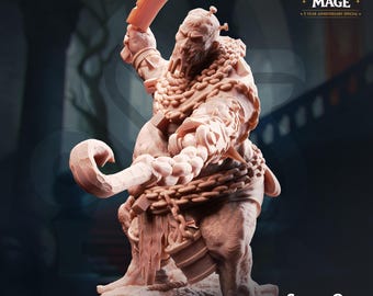 Sown One Flesh Golem Miniature | Undead Construct Boss for D&D, Pathfinder, Grimdark Horror