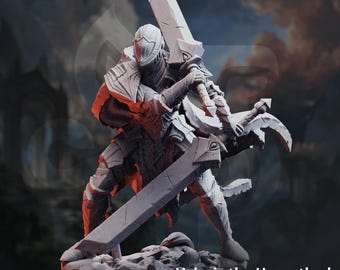 Valoris The Unscathed Immortal Warrior 16k Resin Miniature DM Stash 32mm Scale