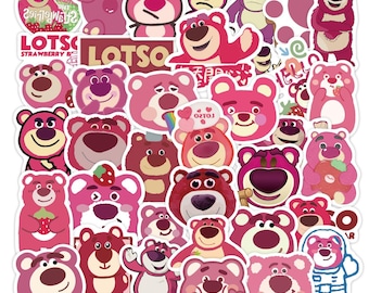 50 pcs Strawberry Bear Creative Stickers Luggage Laptop Phone Snowboard Bicycles Motorcycles Fridge Water bottles Helmets