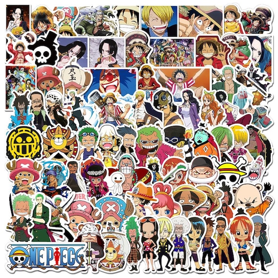 Aquaflask Stickers Waterproof 100 Pcs Anime Stickers For Kids One Piece Sticker For Tumbler Stickers Waterproof