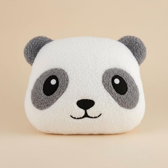 Peluche Almohada De Panda De 30 Cm – Súper Suave, Ideal Para Niños Y Como Regalo De Cumpleaños