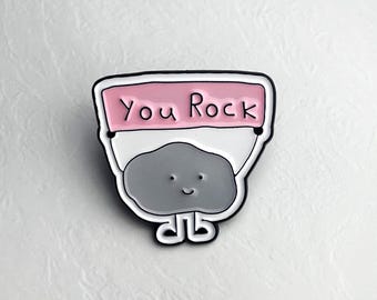 You Rock Enamel Pin