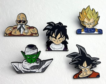 Dragon Ball Pins, Enamel Pin DBZ Characters Garment Metal Pins Anime Lover Gift Manga Accessories